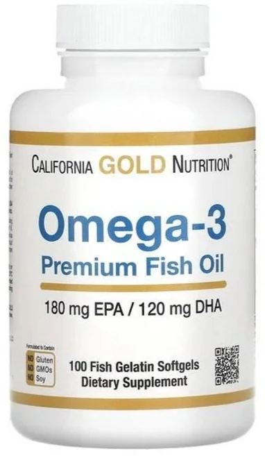 캘리포니아골드뉴트리션n Omega-3 Premium Fish Oil 180 EPA 120 DHA 100정 3통, 1개 - 쿠팡