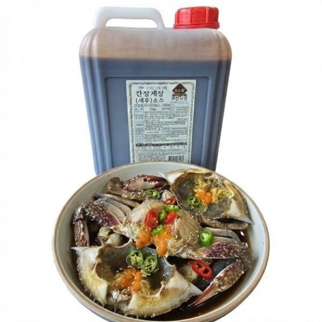 간장게장소스 10kg/게장양념 게장소스 새우장소스, 간장게장소스 10kg 게장양념 게장소스 새우장소스, 10kg, 1개