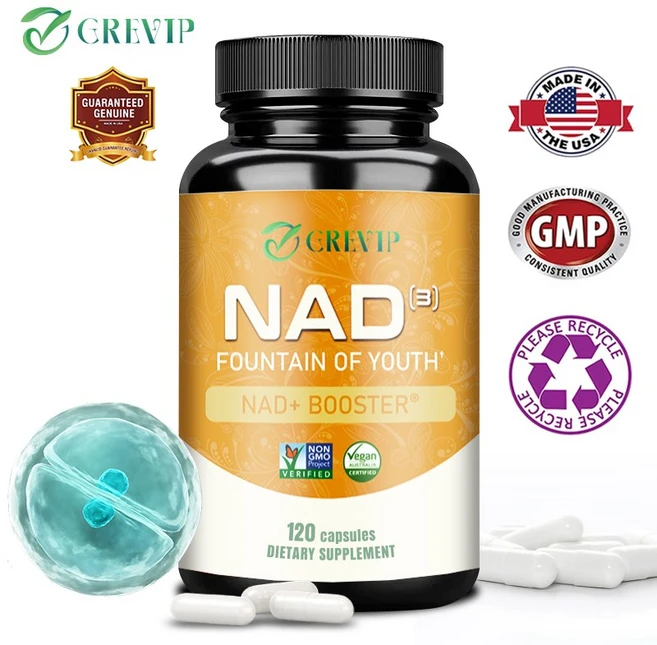 NAD+ 부스터(NAD3) 노화 방지 세포 부스터 자연 에너지 장수 및 세포 건강을 위한 NAD 보충제 1회 제공량당 312mg, 2박스, 60정 - 쿠팡