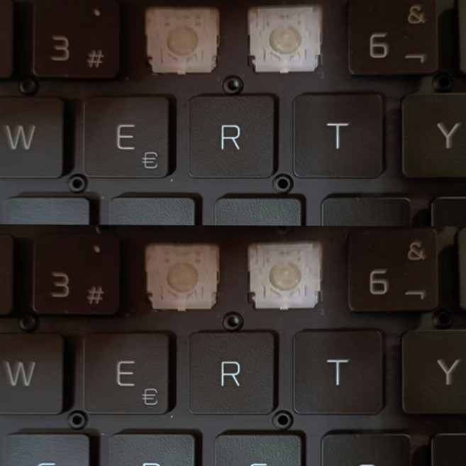 교체용 키캡 및 가위 클립 힌지 GRAM 15Z980 노트북 키보드, 한개옵션2, 1 Key Cap, 한개옵션1