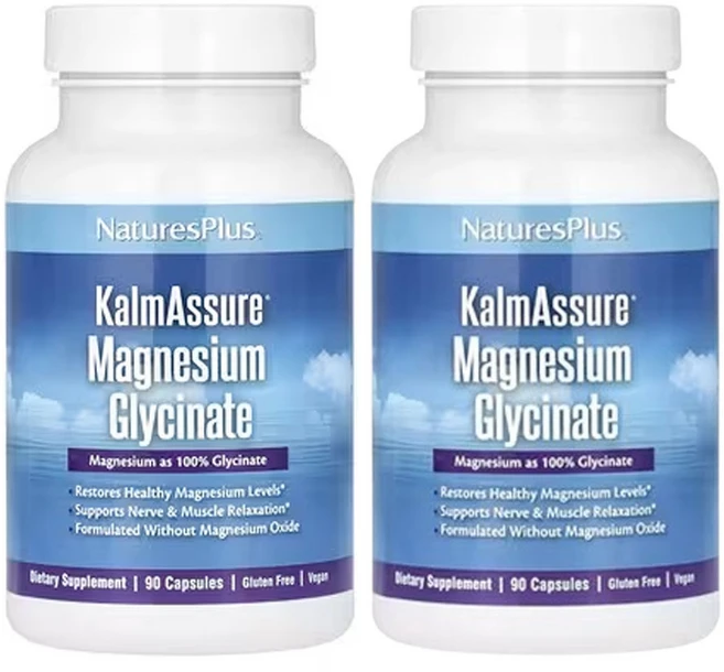 네이쳐스플러스 KalmAssure 마그네슘 글리시네이트 90캡슐캡슐 1정당 70mg), 2개, 90정 - 쿠팡