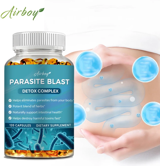 기생충 제거 디톡스 콤플렉스 기생충 제거 장 건강 지원, 1개, 60정 - 쿠팡