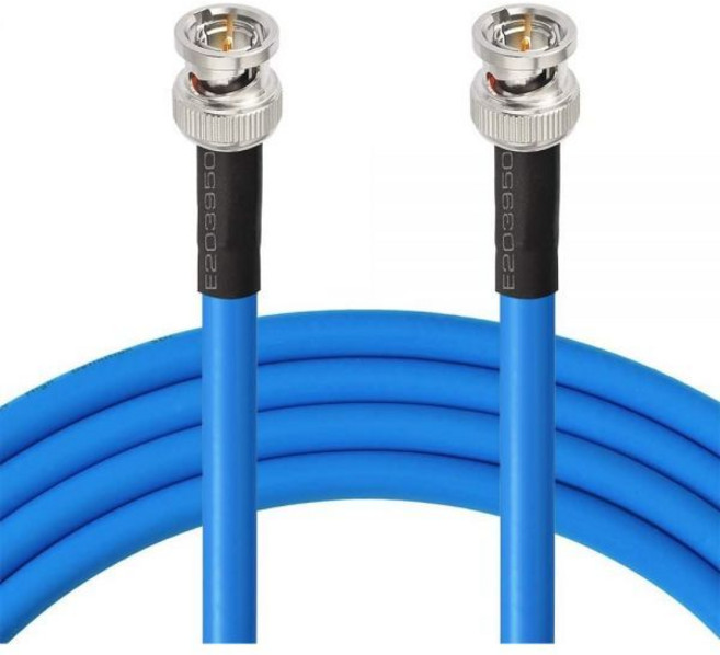 슈퍼배트 SDI 케이블 75 옴 BNC 3G6G12G 벨덴 1694A 3미터4.5미터9미터15미터30미터60미터 HDSDI3GSDI4K8K 비디오 지원 정밀 코드 1개, 25ft, No Cord Reel