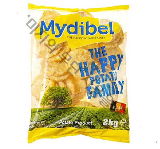 마이디벨 냉동감자 포테이토버거 원형 해쉬브라운, 1개, 2kg