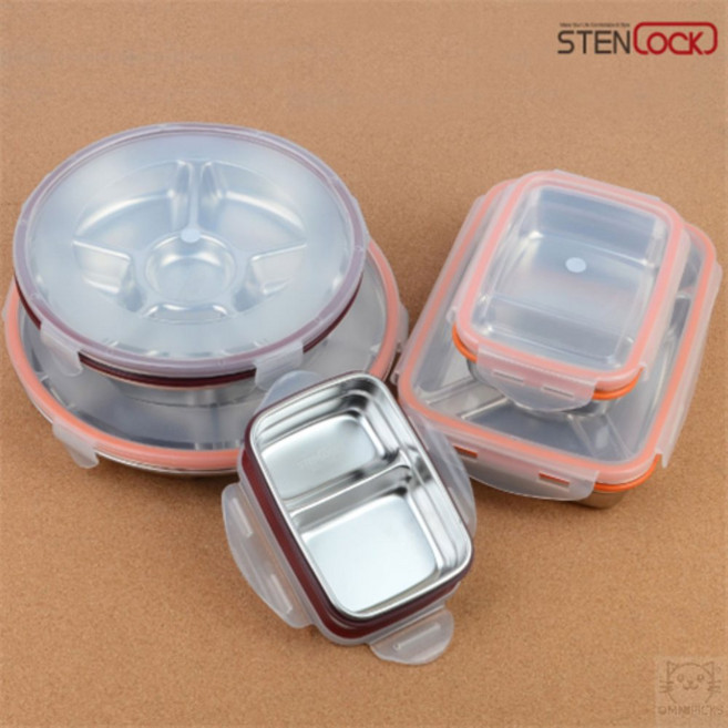 옴니픽 스텐락 스텐찬통 스텐사각, 사각 2호, 1개