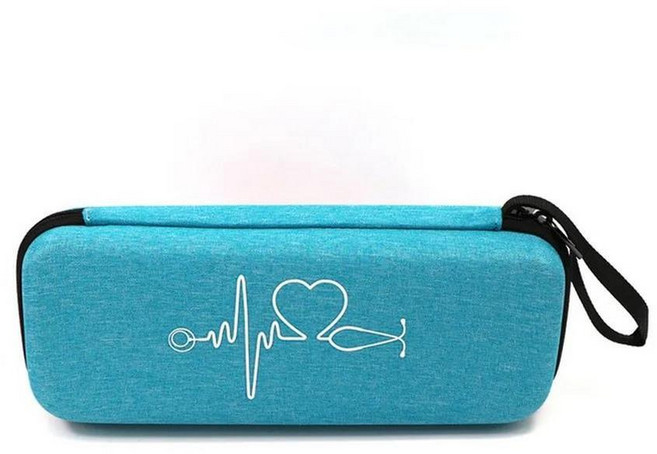 지퍼 EVA quanlity 하드 케이스 가방 3M Littmann 클래식 III 청진 기, [06] 하늘색, 한개옵션1, 1개