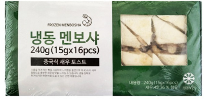 지엔씨 냉동 멘보샤 240g(15g x 16개), 5개, 240g