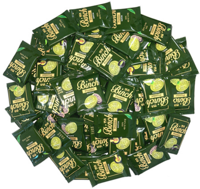 롯데 빈츠 프리미어 말차 행사 단체 대용량 간식, 50개, 8.5g