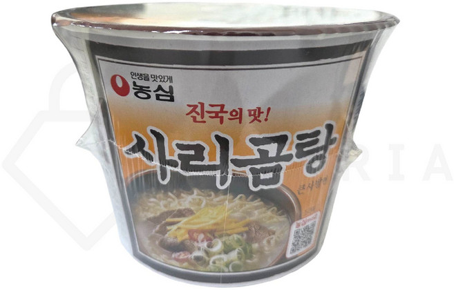 농심 사리곰탕 컵라면 큰사발 111g, 8개