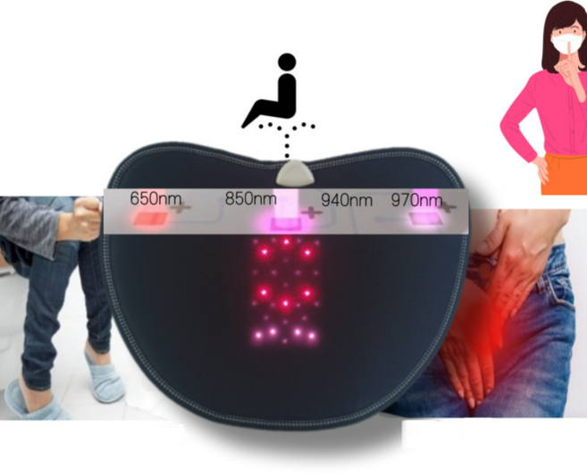 국산 근적외선 좌욕전기방석 치질수술 치루 치핵 남자전립선관리 여자질염 항문온열기, 상세페이지 참조, 1개