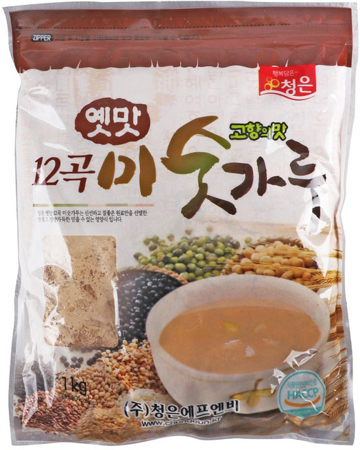 청은 12곡 미숫가루 1kg, 1개