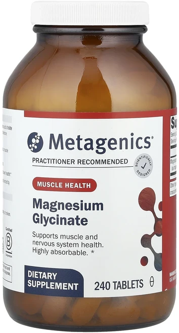Metagenics 마그네슘 글리시네이트 100mg 240정, Metagenics마그네슘글리시네이트100mg240정, 1개 - 쿠팡