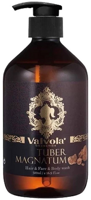 Valvola法莫拉 白松露洗髮沐浴露｜溫和清潔、深層滋潤、髮膚護理二合一, 500ml, 2瓶
