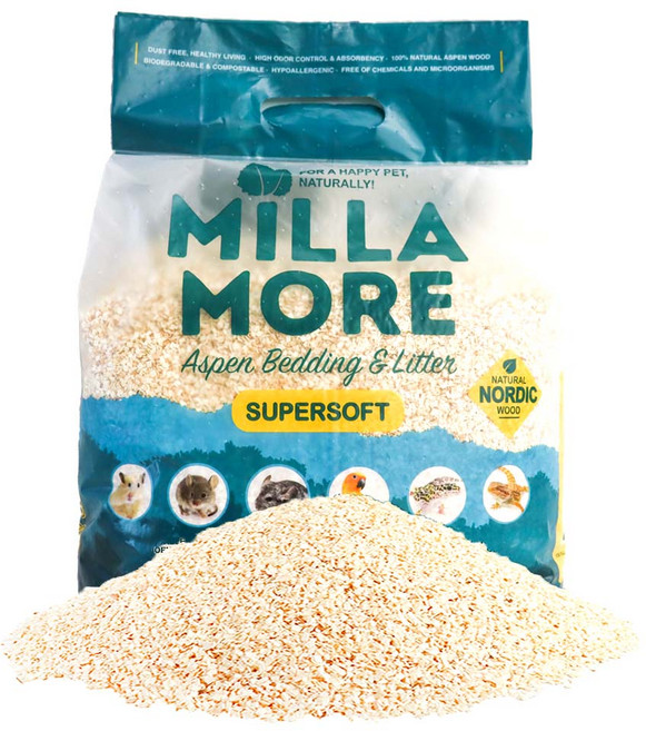 밀라모어 햄스터 아스펜 소프트 베딩, 1.8kg, 1개