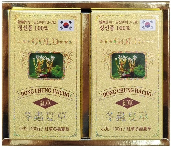 [한국홍삼바이오] 동충하초 홍초골드환 100g, 1세트, 200g - 쿠팡