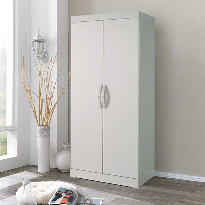 솜씨방가구 심플장롱 이불장, 화이트