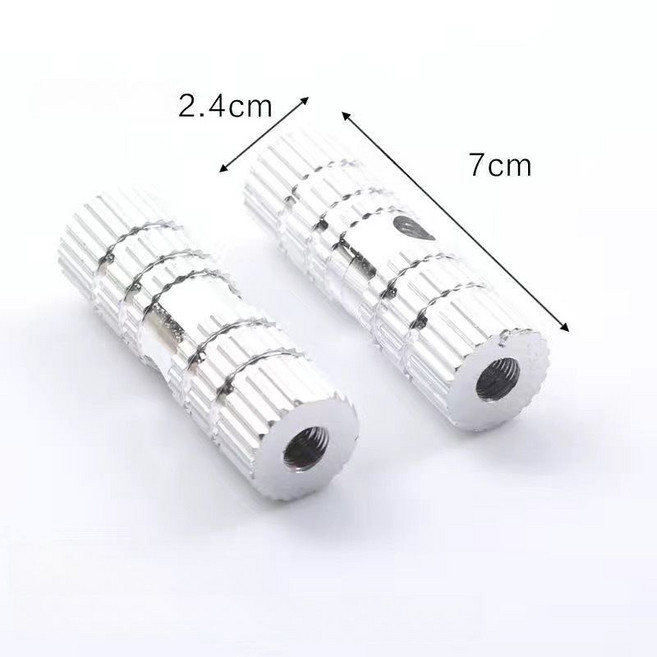 글로리존 자전거 폐달 보조 발판, 7cm, 1세트, Metal