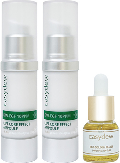 대웅제약 이지듀 코어 이펙트 리프트 앰플 15ml 2개+골든엘릭서 4ml, 1개