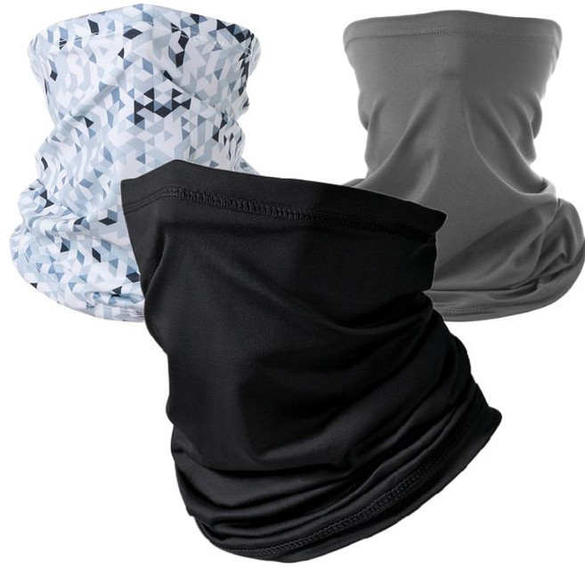 자외선차단 쿨 멀티스카프 3개입 바라클라바 자전거 골프 등산 스키 보드 목토시, 1개