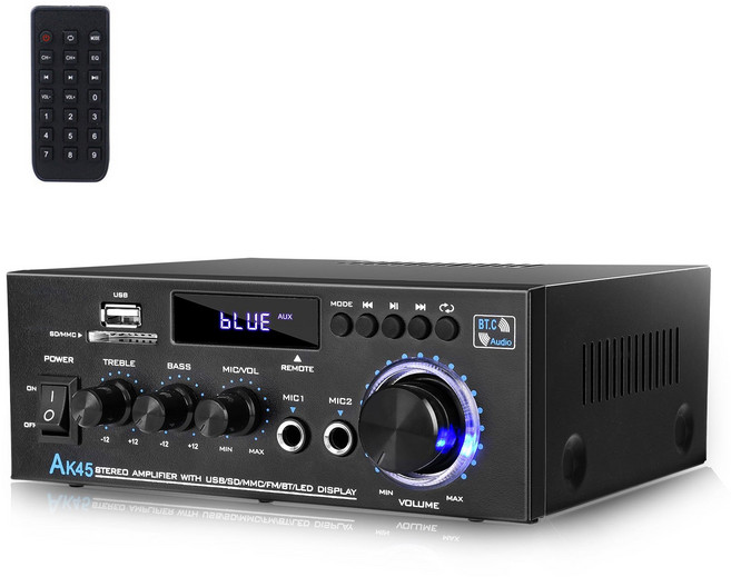 프리라이프 - HiFi 노래방 오디오 파워 앰프 300W 블루투스, BK47, BK47