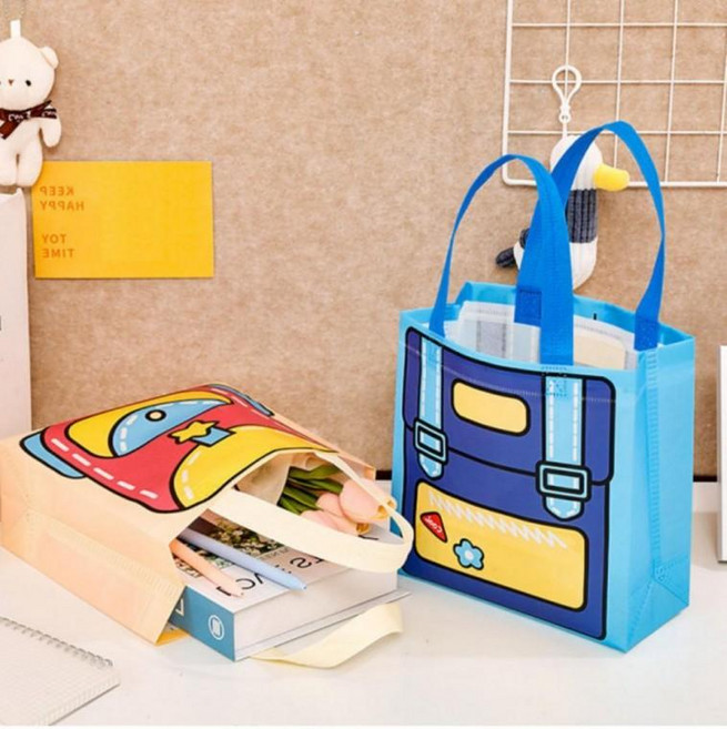 best 부직포 쇼핑백 도복가방 미술가방 신주머니, 별 레드, 1개, 단일상품1