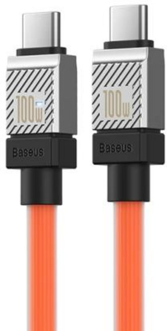 베이스어스 Baseus PD 고속 충전 케이블 C타입 to 포코 리얼미 100W, 1개, 없음, 15) Orange C to C 100W - 1m
