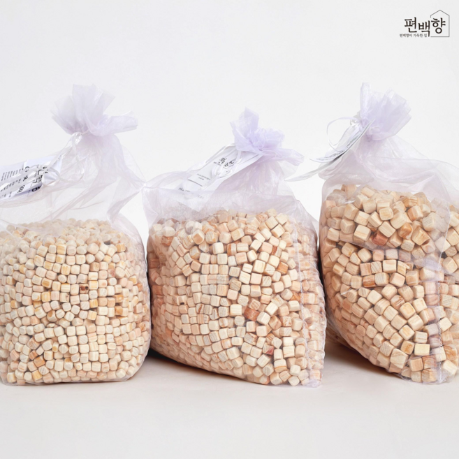 편백향 편백큐브 2kg 3kg 5kg 프리미엄 국내산 편백나무칩 놀이 베개속 망큐브 10mm, 1개, 편백향 편백큐브칩