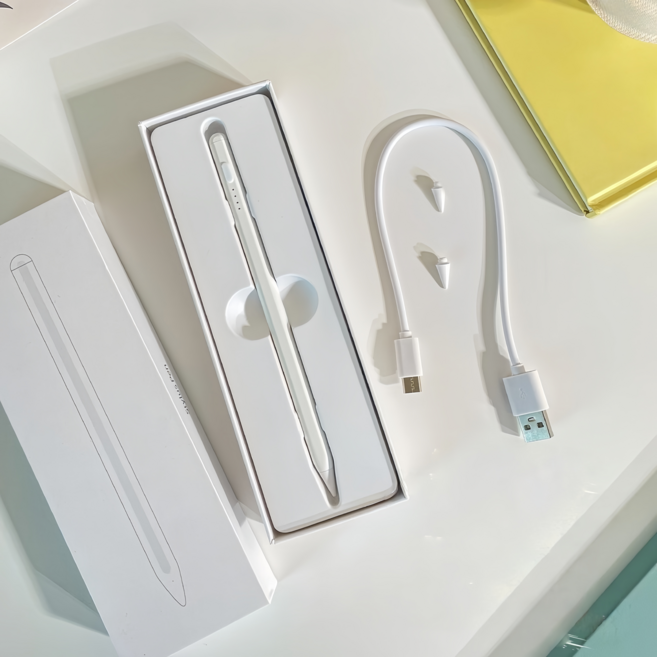 電容筆 適用於iPad 2018後機型 Type-C充電手寫筆, 5代觸控筆（專用ipad）