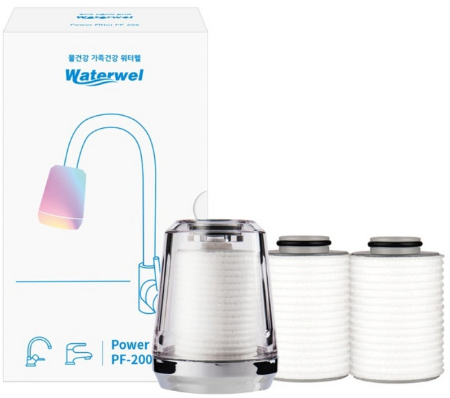 워터웰 요리수 주방 싱크대 코브라용 필터 6개월세트, 1세트, 코브라용 본체1+필터3