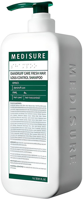 메디슈어 비듬케어 프레쉬 탈모 샴푸, 1L, 1개
