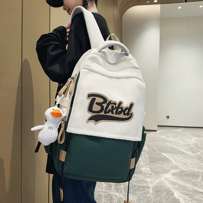 雨朵 69003 大學生書包, 69003綠