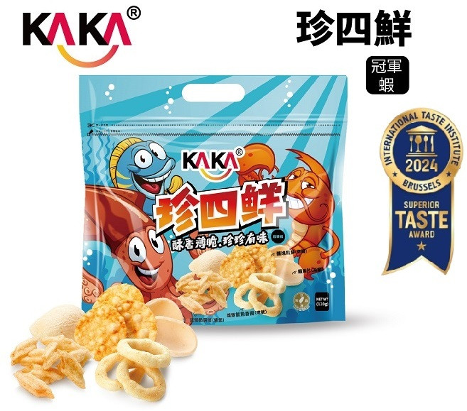 KAKA 珍四鮮 冠軍蝦 120g 蝦餅, 1個