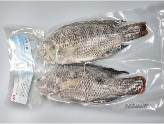 FROZEN RED & BLACK TILAPIA 냉동 레드 & 블랙 틸레피아 블랙 텔레피아 1KG, 1