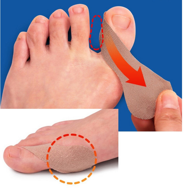 쪼리발아픔 6매 쪼리 발등까짐 아픔 발가락 아플때 발가락 보호 발보호밴드군인 샌들쓸림