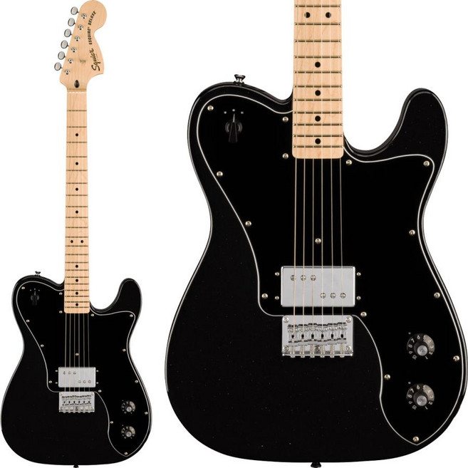 Squier by Fender Paranormal Esquire Deluxe Metallic Black 스쿠와이어 스콰이어