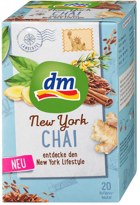 독일 dm 뉴욕 차이티 20티백