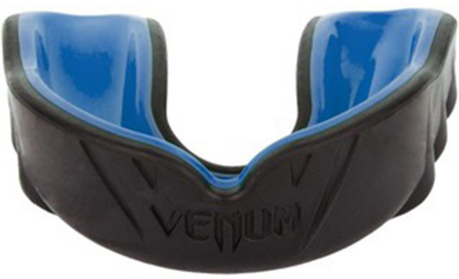 VENUM Challenger 毒液 護齒 運動牙套 - 拳擊、格鬥專業防護, 黑/藍, 1個