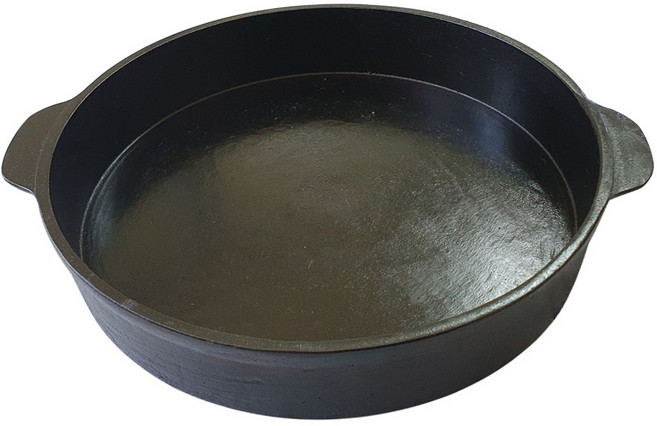 통주물 길들인 인덕션겸용 소형 닭갈비 무쇠불판 업소용 고기구이판 국산, 1개, 26cm