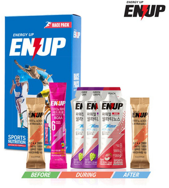 엔업 레이스팩, 4개, 156.8g