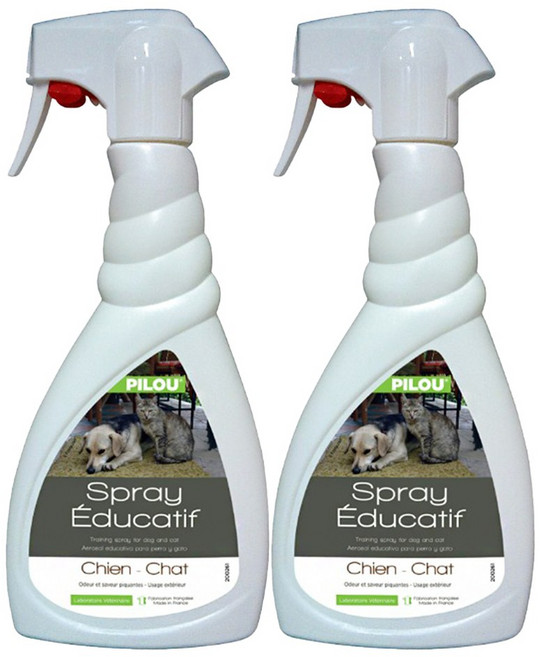 강아지 고양이 싫어하는 냄새 개 오줌 입질 영역표시 마킹 방지 기피제 스프레이, 2개