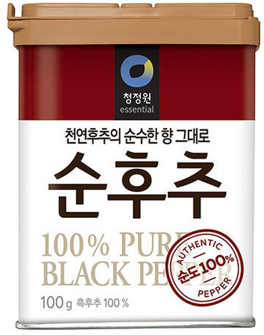 청정원 순후추(캔) 100g, 1개