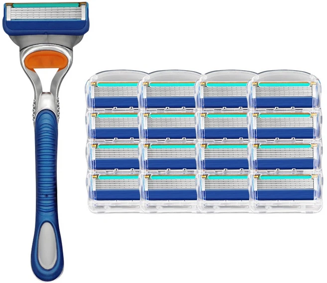 GP저자극 5중 면도날 + 면도기 질레트 호환용, 4개, 4개입 - 쿠팡