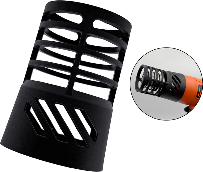 열풍기 보호 커버 히팅건 열 화상 방지 보호 캡 스탠리 블랙앤데커 인테리어필름시공구 랩핑공구 시트지공구, 1개