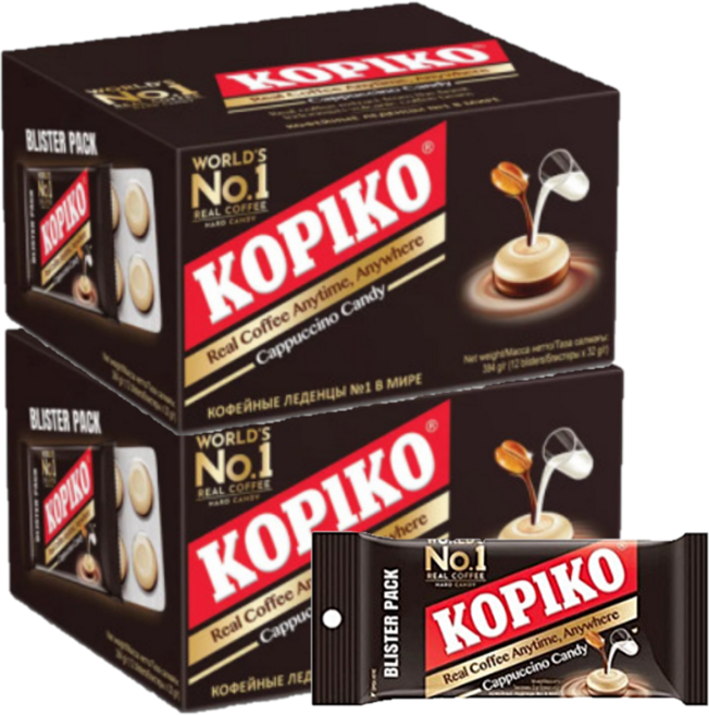 코피코 마요라 카푸치노맛 캔디 블리스터 팩, 384g, 2개