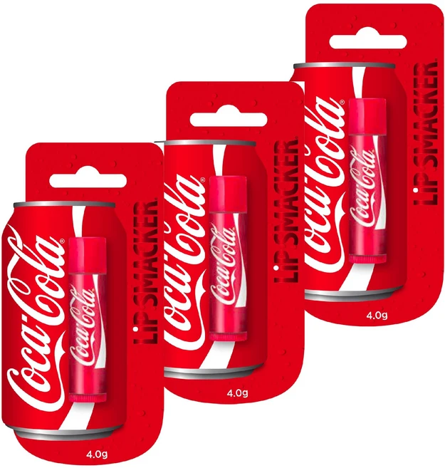 립스매커 Lip Smacker 코카콜라 립밤 4g x 3개 - 쿠팡
