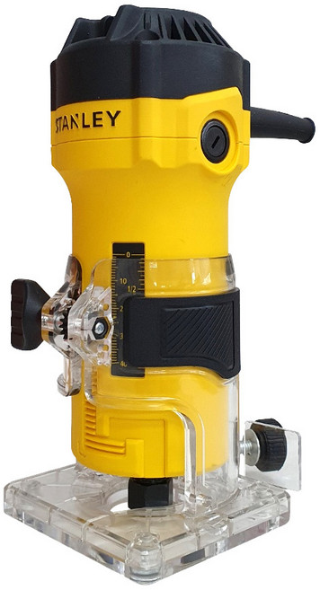 스탠리 전동 트리머 550W 깊이조절 홈파기 모서리가공 목공가공+한정사은품