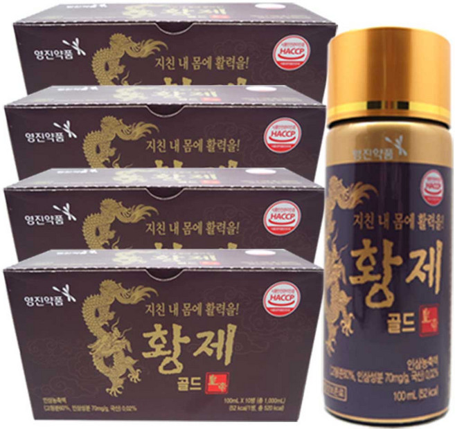 영진약품 황제골드, 100ml × 40개, 40개, 100ml