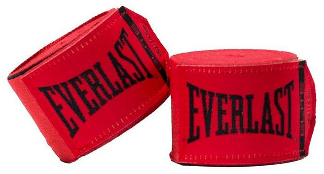 Everlast P00002030 에버젤 패스트랩 블랙 XL, 레드