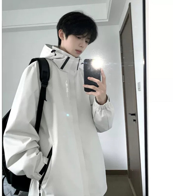 BIKASU 초경량 방수 바람막이 남녀공용 아웃도어 트레킹 등산 봄가을 아노락 바람막이점퍼