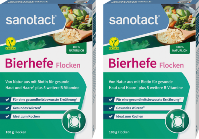 Sanotact 자노닥트 Brewer's yeast 맥주효모 파우더 100g 2팩, 2개